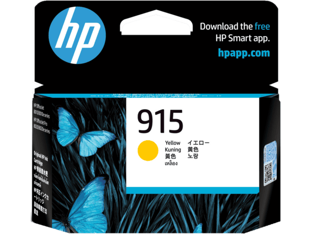 HP #915 Yellow Ink 3YM17AA - TechForGood