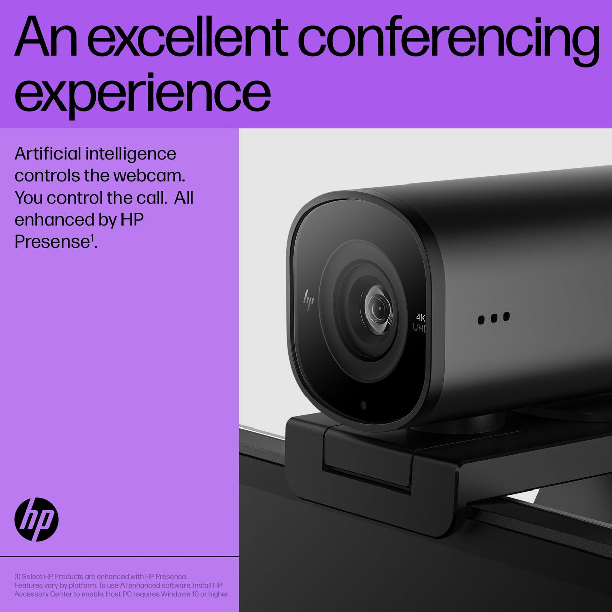 HP 965 4K Streaming Webcam (695J5AA)