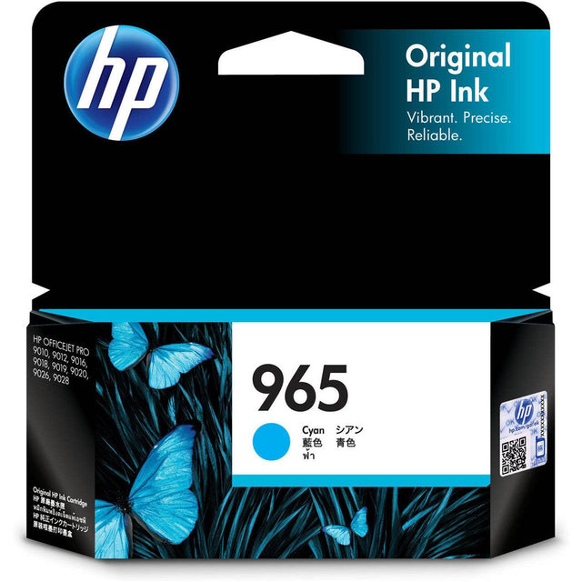 HP #965 Cyan Ink 3JA77AA - TechForGood