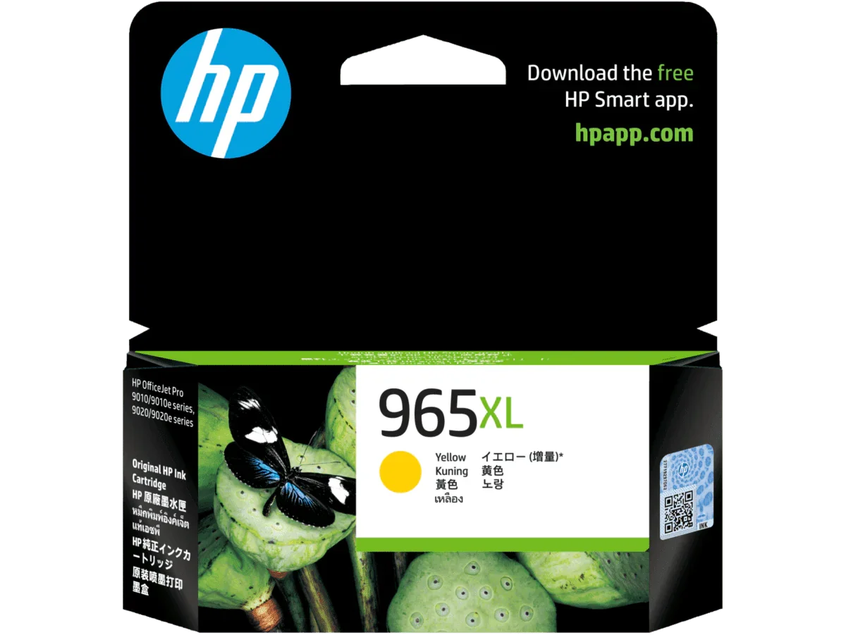 HP #965XL Yellow Ink 3JA83AA - TechForGood