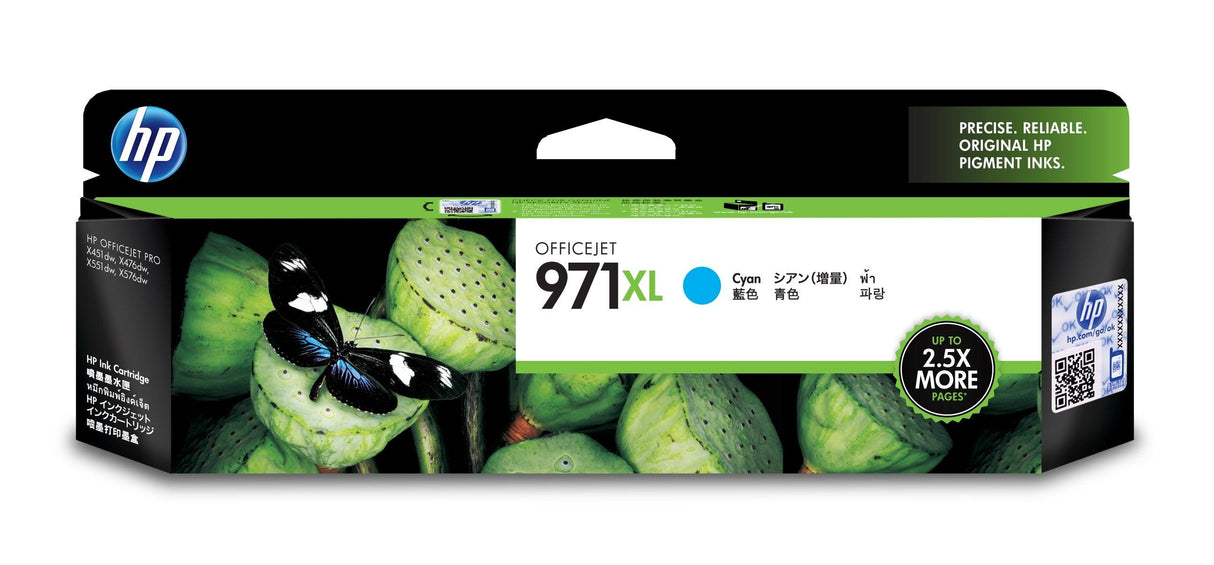 HP 971CXL CN626AA INKJET CARTRIDGE CYAN