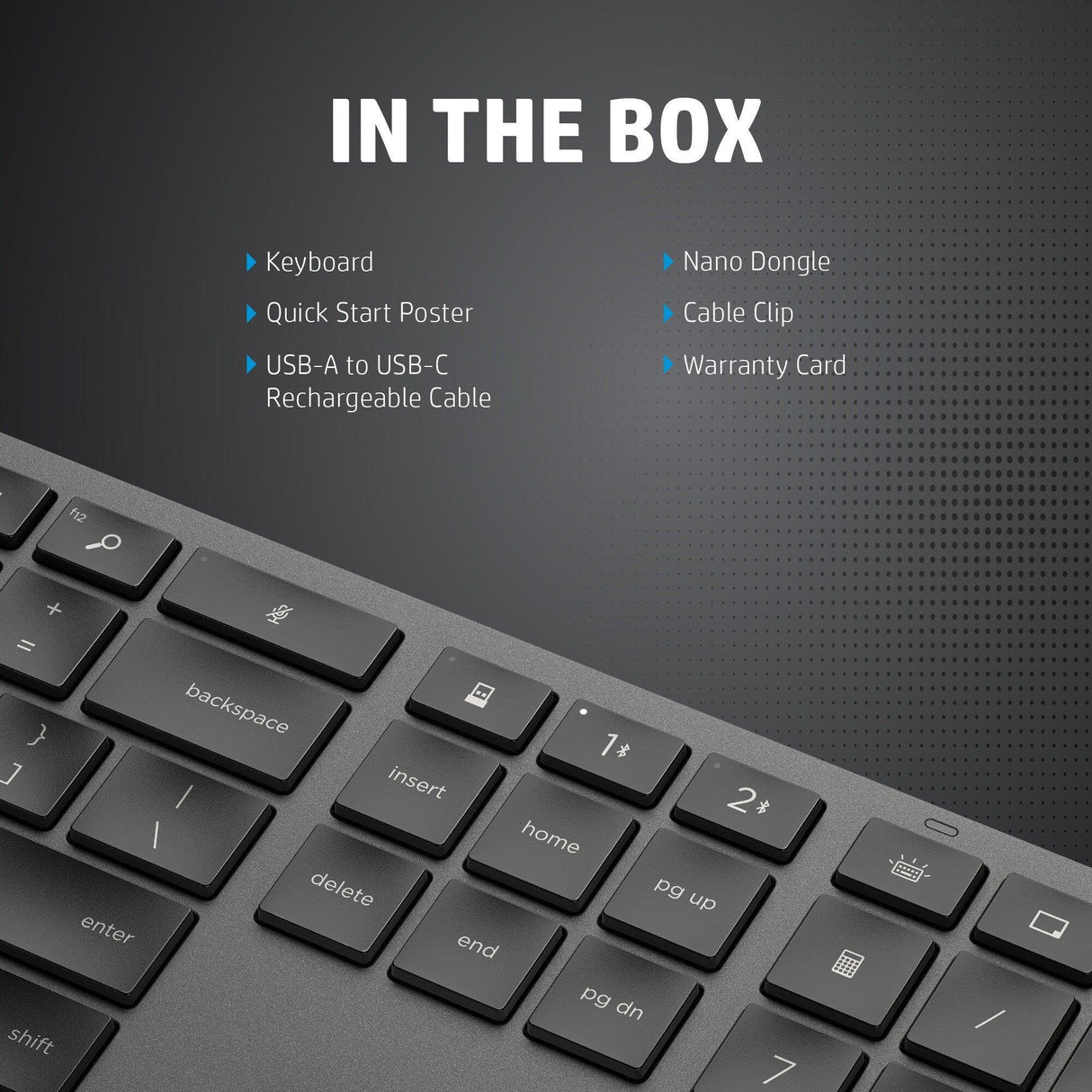 HP 975 Dual-Mode Wireless Keyboard (3Z726AA)