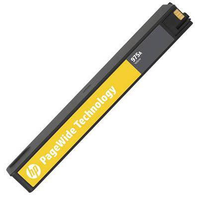 HP 975A Yellow Ink Cartridge – High Yield Inkjet Cartridge for HP PageWide Printers