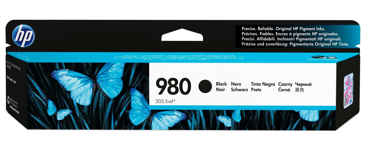 HP 980 Black Original Ink Cartridge (D8J10A)