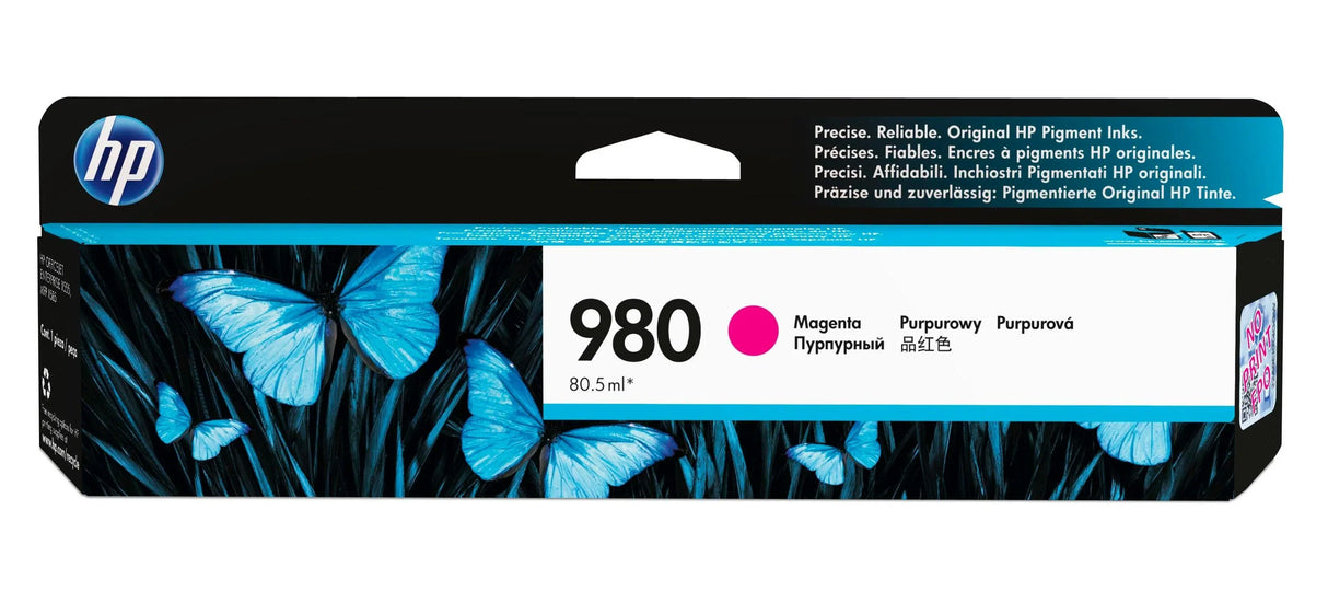 HP 980 Magenta Original Ink Cartridge (D8J08A)