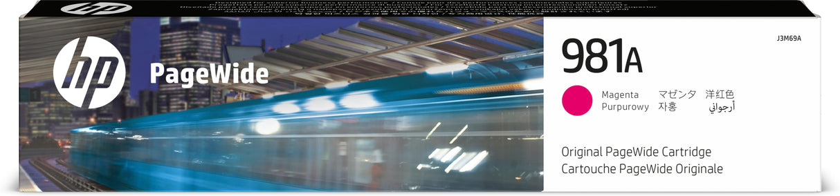 HP 981A Magenta Original PageWide Cartridge (J3M69A)