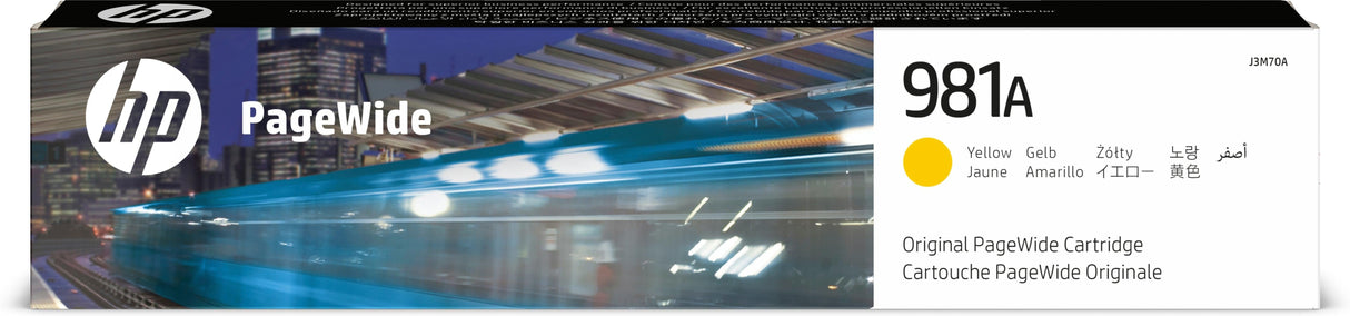 HP 981A Yellow Original PageWide Cartridge (J3M70A)
