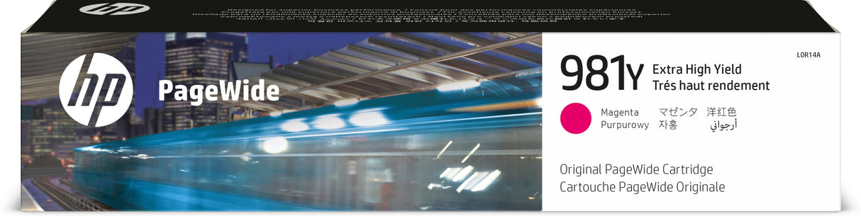HP 981Y Extra High Yield Magenta Original PageWide Cartridge (L0R14A)