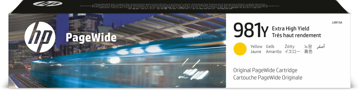 HP 981Y Extra High Yield Yellow Original PageWide Cartridge (L0R15A)