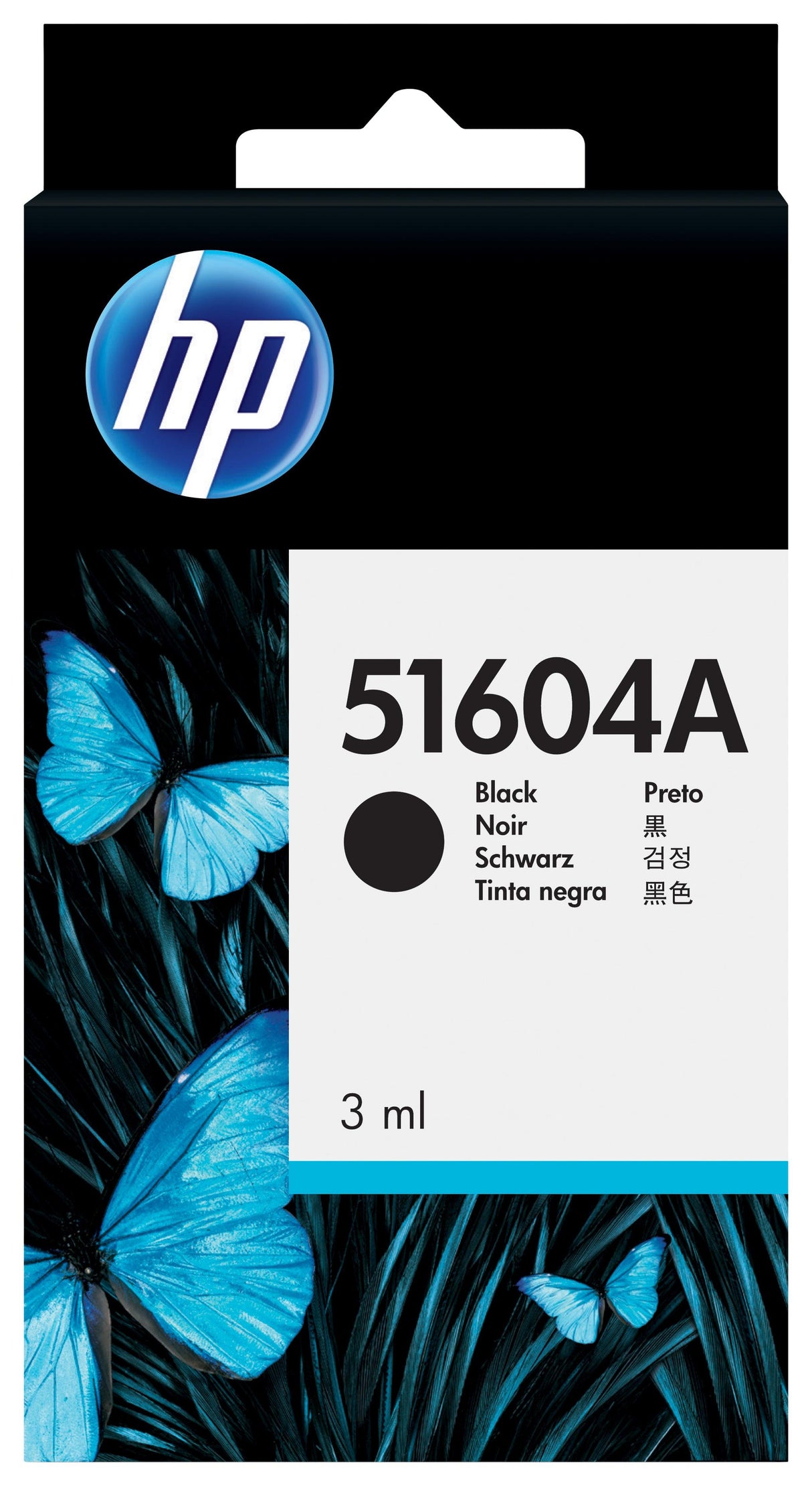 HP Black Plain Paper Print Cartridge (51604A)