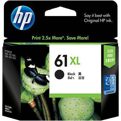 HP NO 61XL CH563WA – HIGH YIELD BLACK INK CARTRIDGE FOR HP INKJET PRINTERS