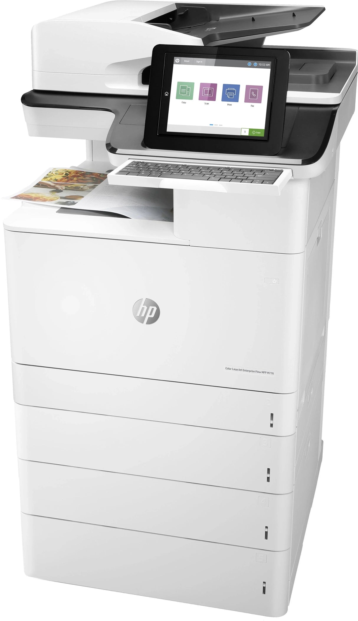 HP COLOR LASERJET ENTERPRISE FLOW MFP M776z – Print / Scan / Copy / Fax / Laser / Colour – High-Speed Colour Laser MFP