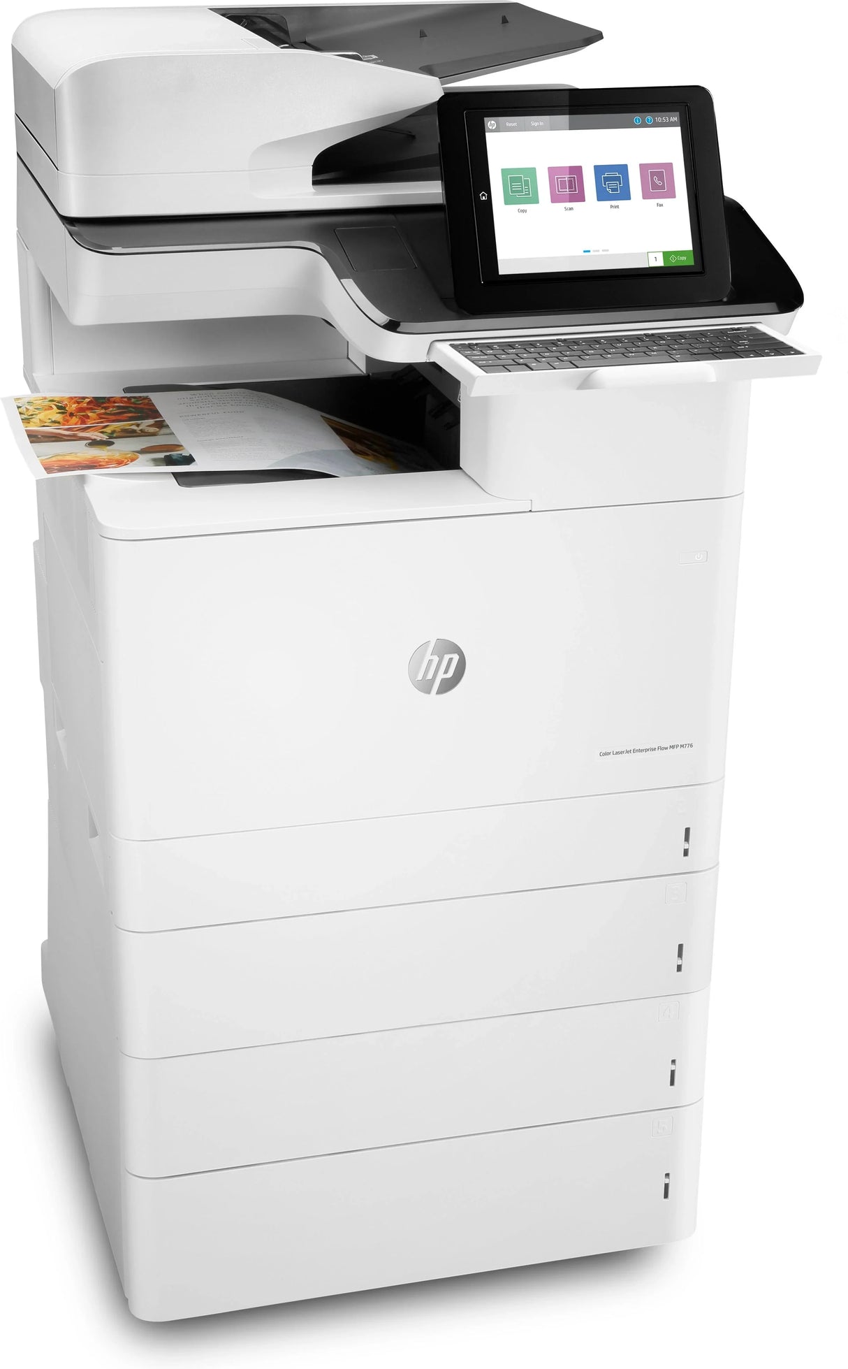 HP COLOR LASERJET ENTERPRISE FLOW MFP M776z – Print / Scan / Copy / Fax / Laser / Colour – High-Speed Colour Laser MFP