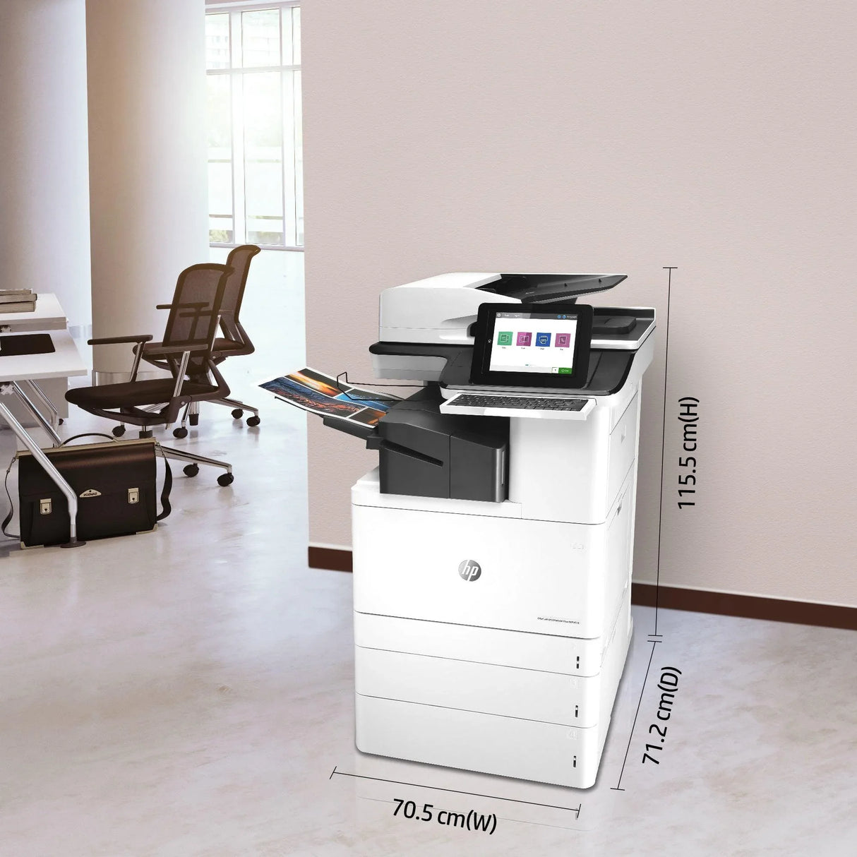HP COLOR LASERJET ENTERPRISE FLOW MFP M776ZS – Print / Scan / Copy / Fax / Laser / Colour – High Speed Duplex MFP