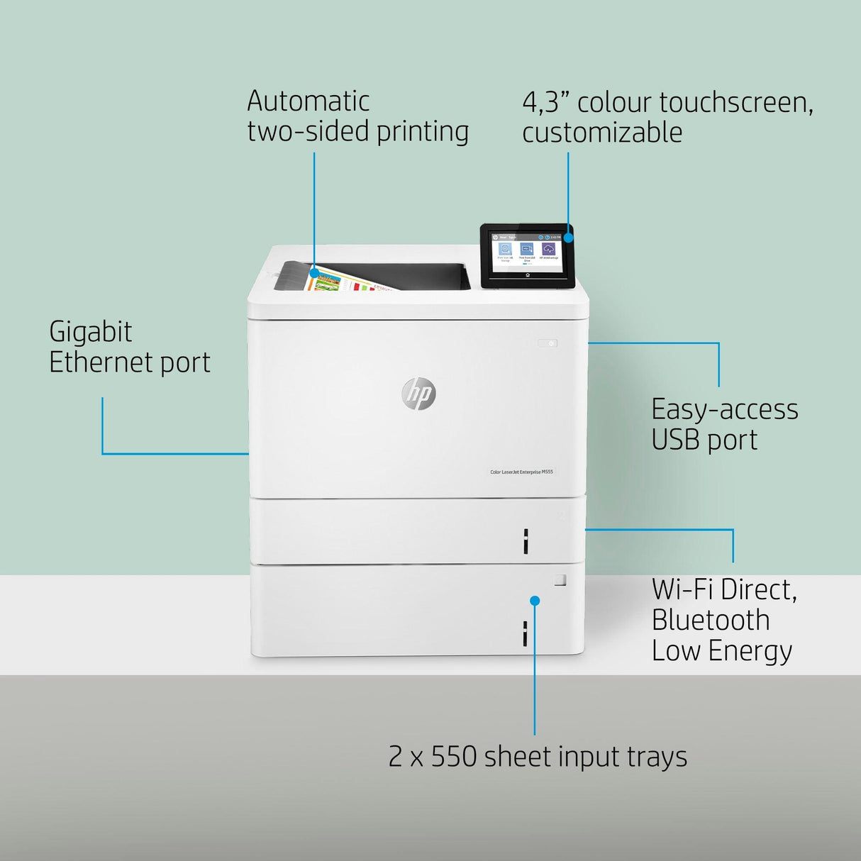 HP Color LaserJet Enterprise M555x