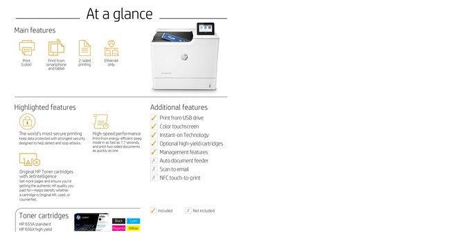 HP Color LaserJet Enterprise M653dn (J8A04A)
