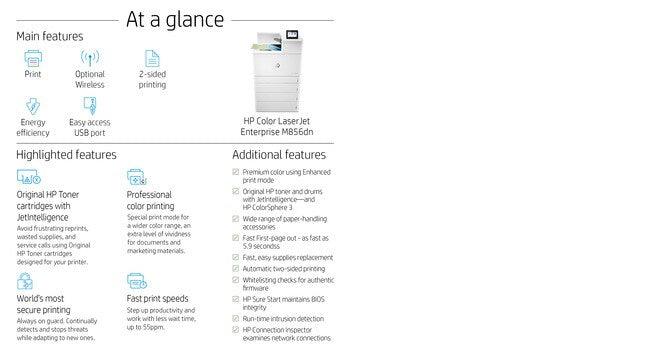 HP Color LaserJet Enterprise M856dn (T3U51A)