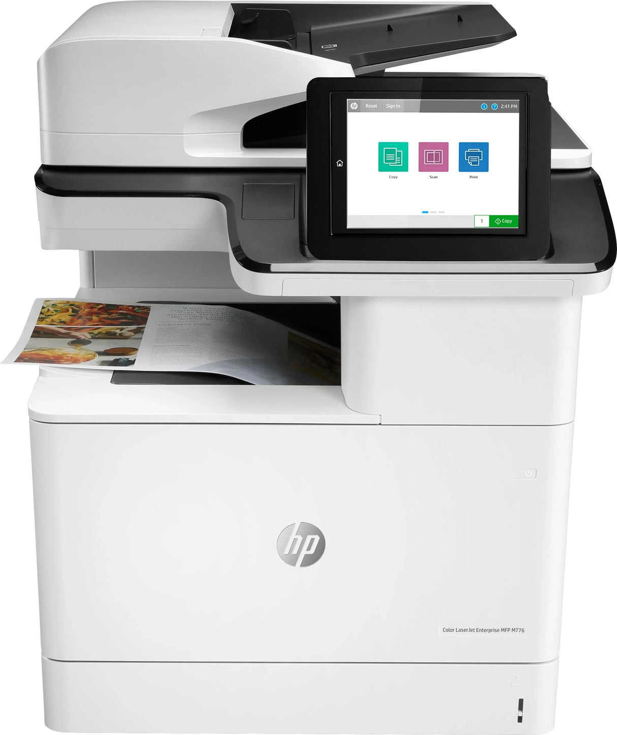 HP COLOR LASERJET ENTERPRISE MFP M776dn – Print / Scan / Copy / Fax / Laser / Colour – High Speed Duplex MFP