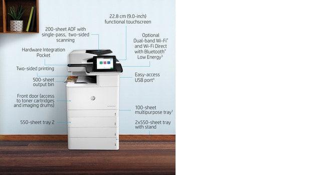 HP COLOR LASERJET ENTERPRISE MFP M776dn – Print / Scan / Copy / Fax / Laser / Colour – High Speed Duplex MFP