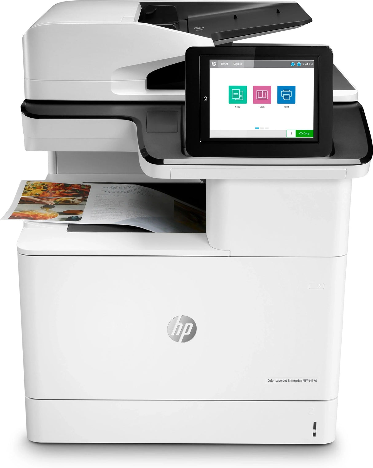 HP COLOR LASERJET ENTERPRISE MFP M776dn – Print / Scan / Copy / Fax / Laser / Colour – High Speed Duplex MFP