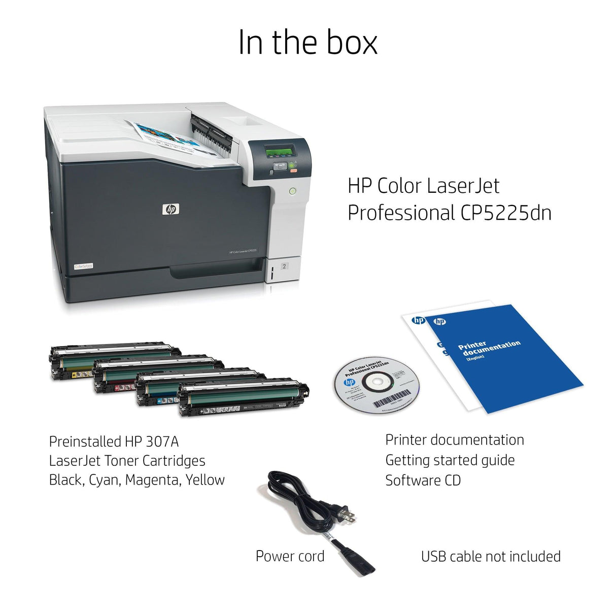 HP Color LaserJet Professional CP5225dn Printer (CE712A)