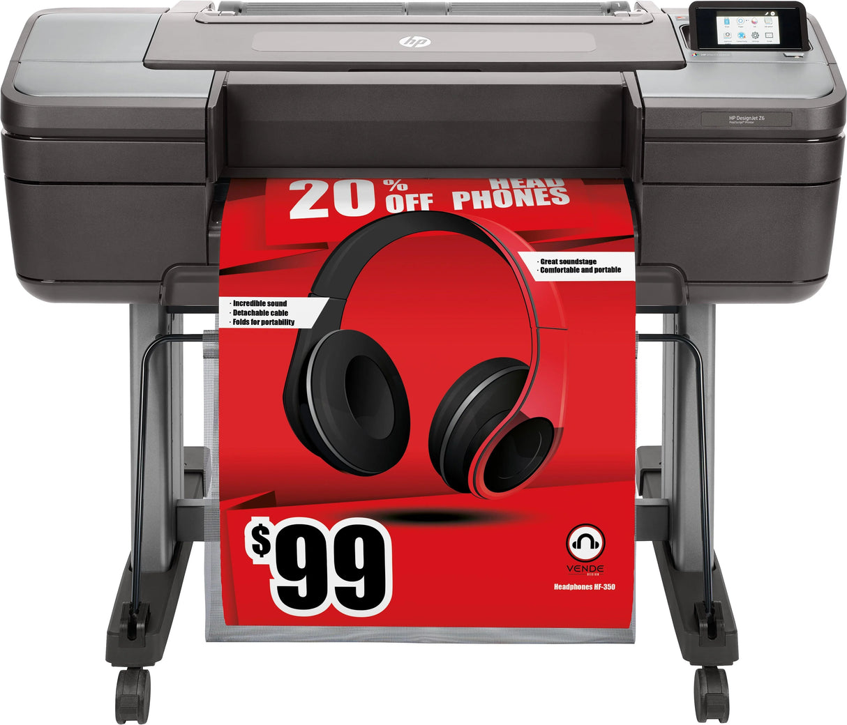 HP DesignJet Z6 24-in PostScript Printer + 5 Years Warranty