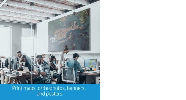 HP DesignJet Z6dr 44-in PostScript Printer with V-Trimmer (T8W18A)