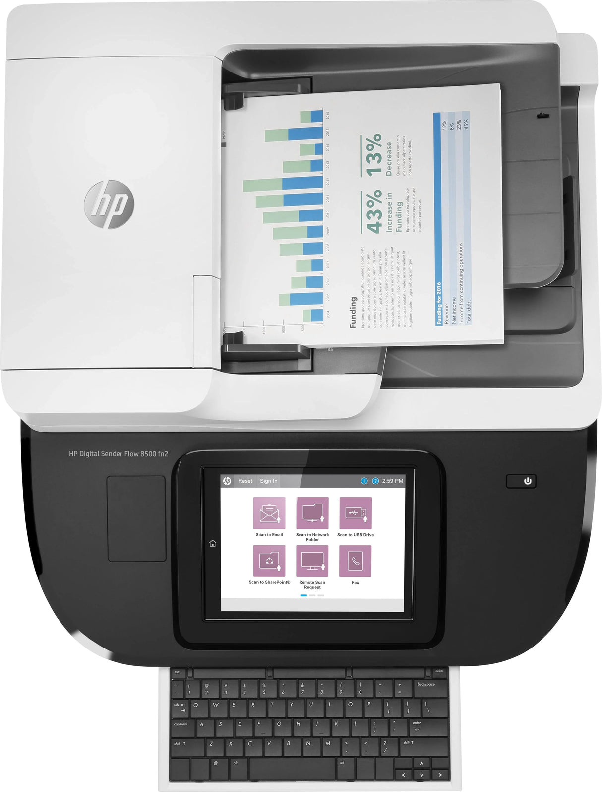 HP Digital Sender Flow 8500 fn2 Document Capture Workstation (L2762A)