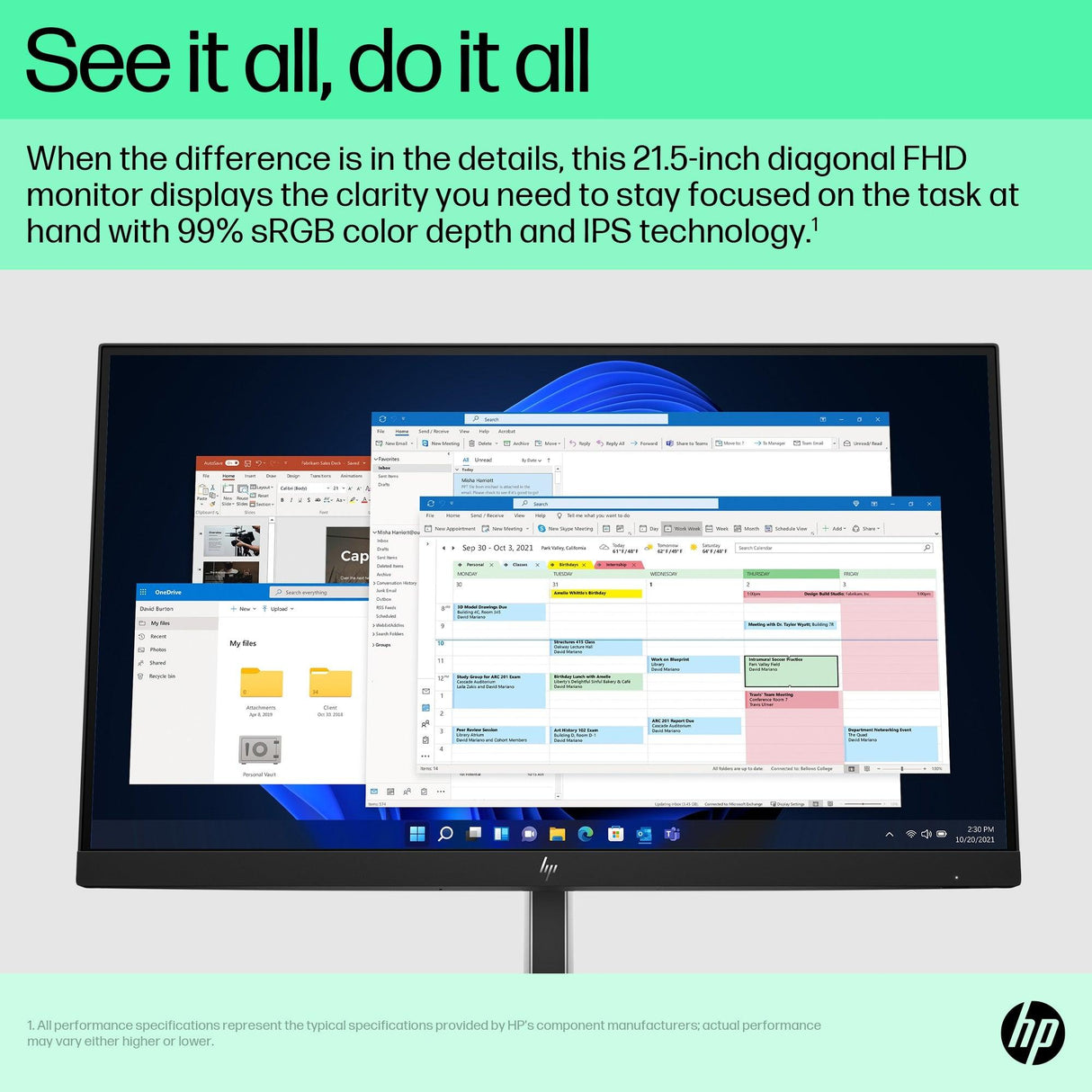HP E22 G5 FHD Monitor (6N4E8AA)