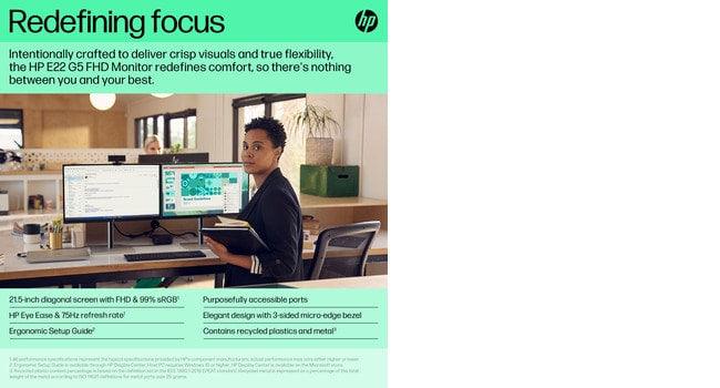 HP E22 G5 FHD Monitor (6N4E8AA)