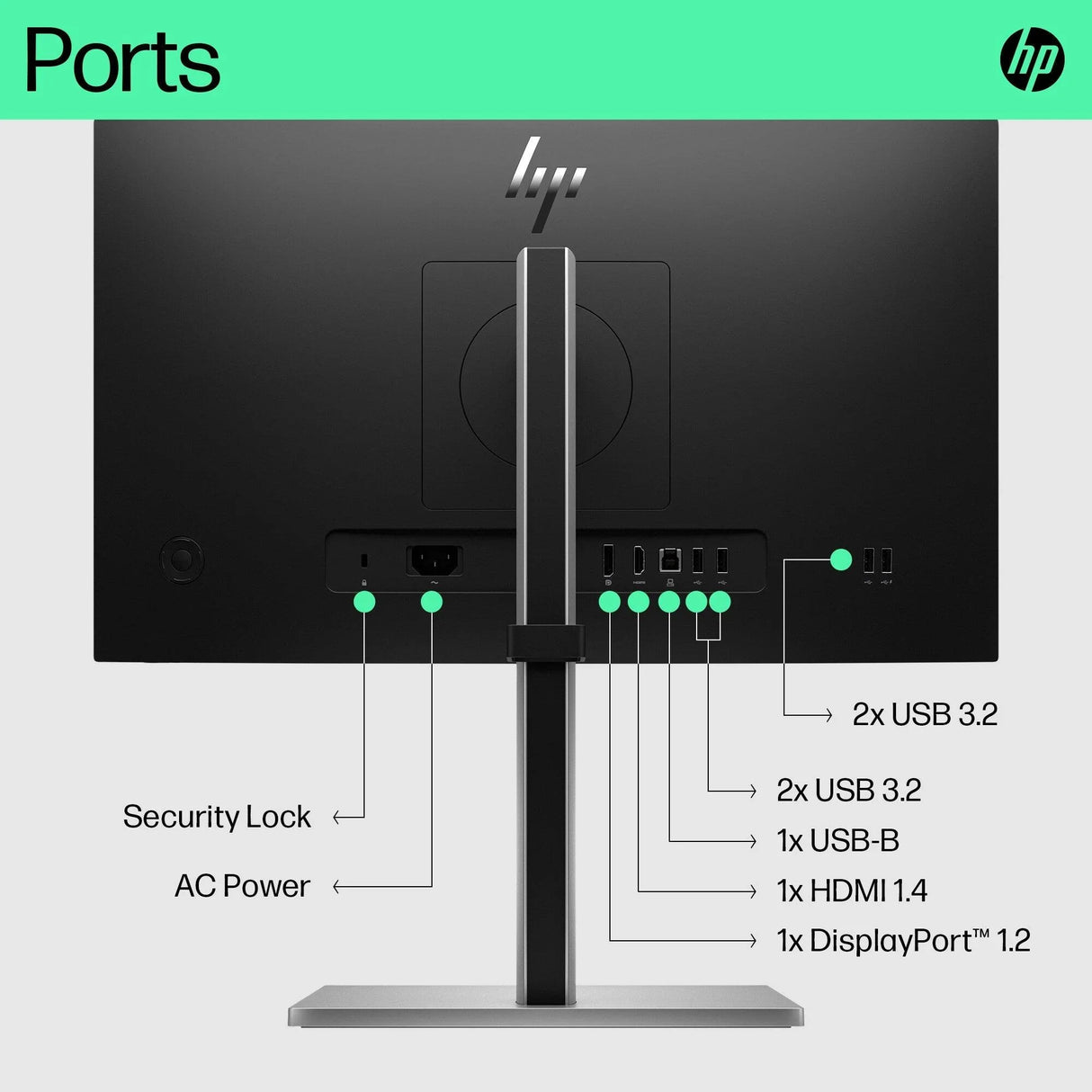 HP E22 Monitor – 21.5" / Full HD / IPS / 60Hz – Business Monitor