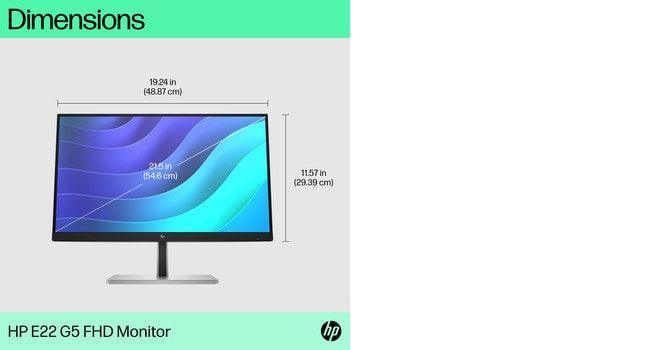 HP E22 Monitor – 21.5" / Full HD / IPS / 60Hz – Business Monitor