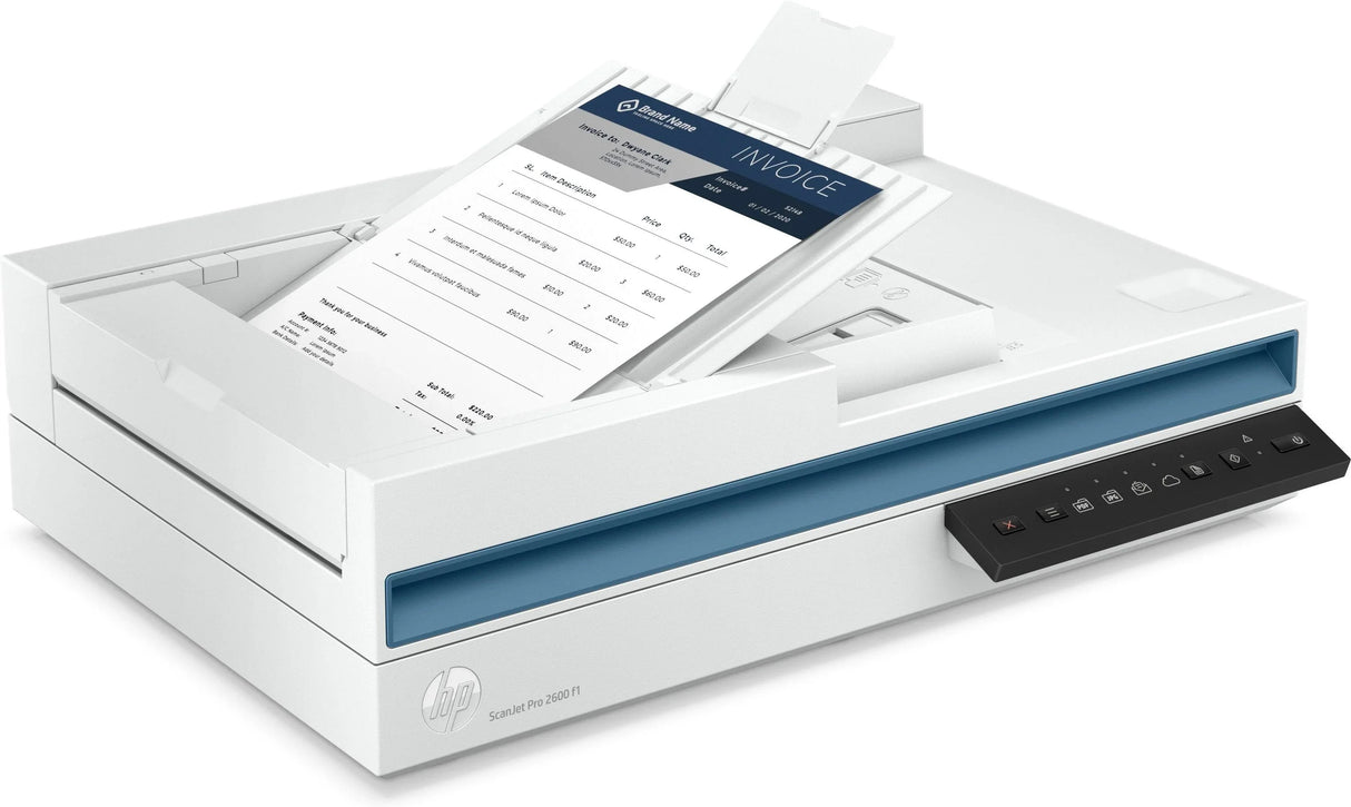 HP Enhance productivity with fast | two-sided scanning | a 60-page ADF | and one-button shortcuts. (20G05A)