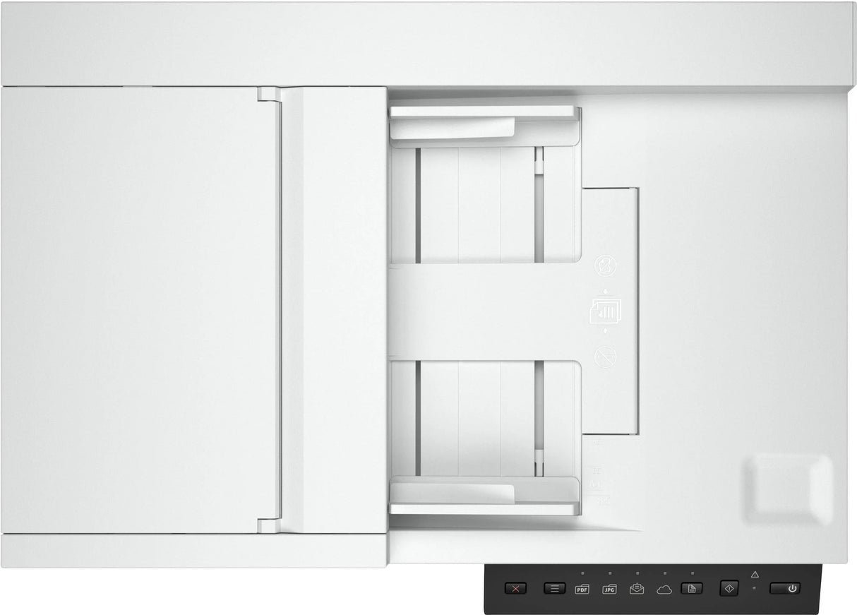 HP Enhance productivity with fast | two-sided scanning | a 60-page ADF | and one-button shortcuts. (20G05A)