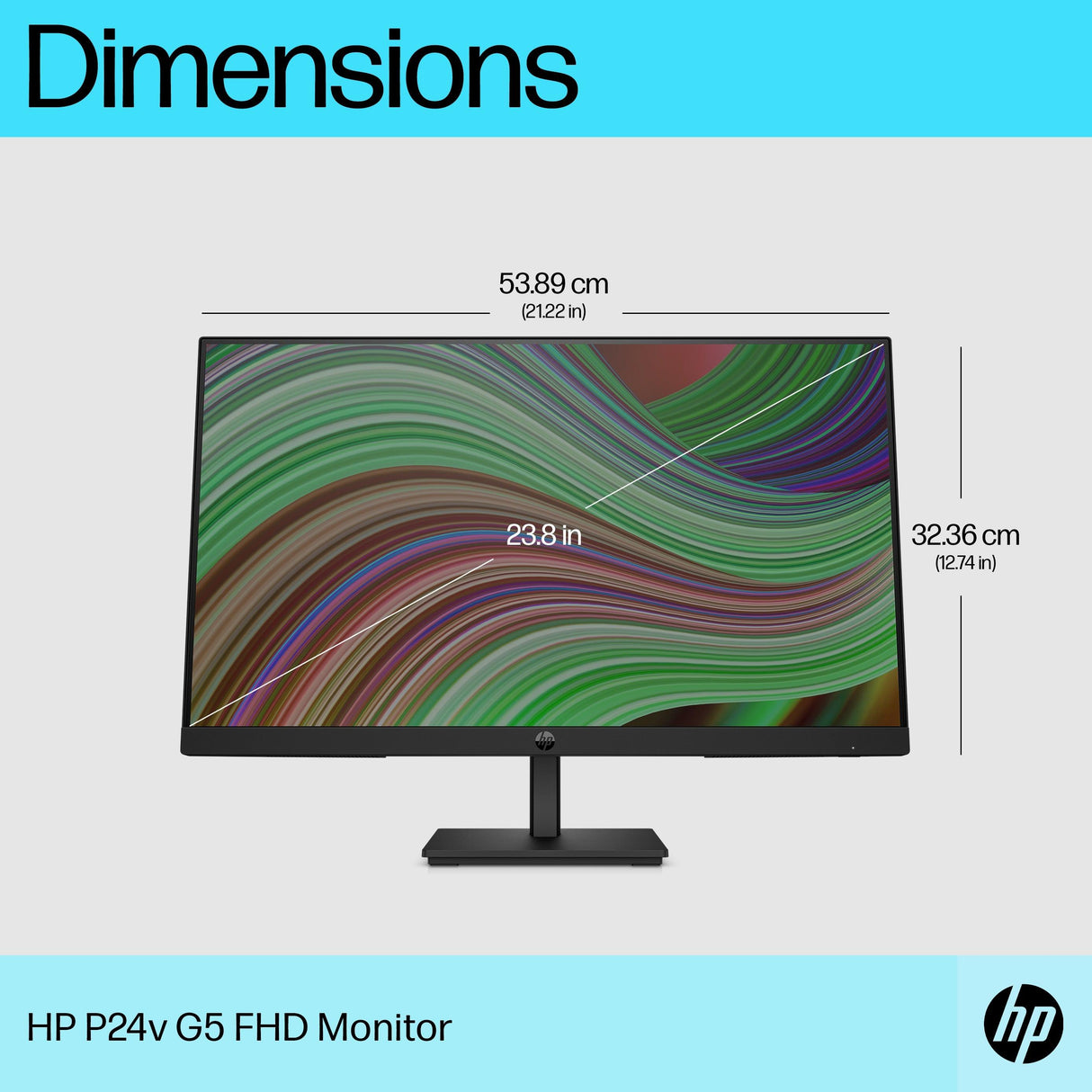 HP HP P24v G5 FHD Monitor (64W18AA)
