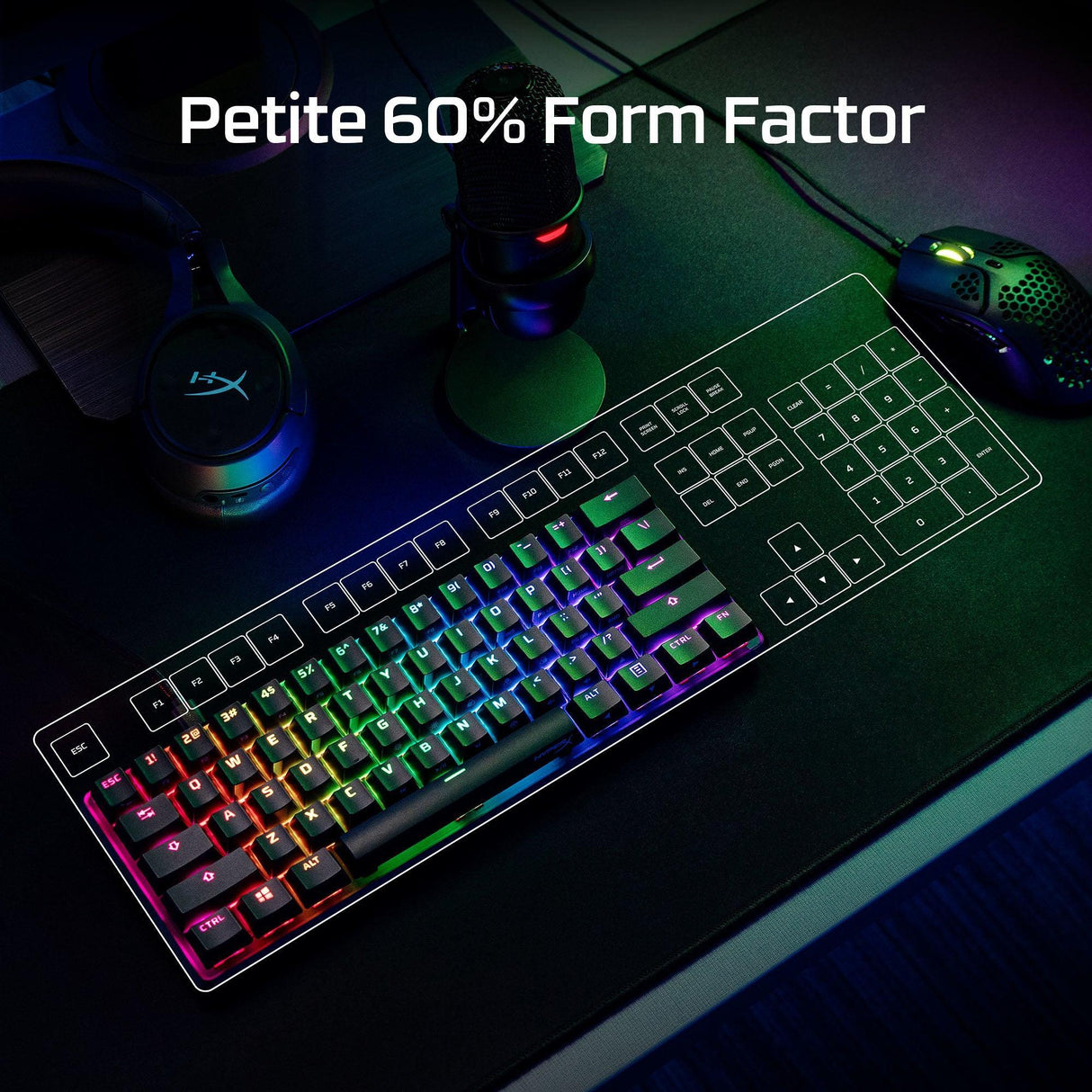 HP HyperX Alloy Origins 60 - Mechanical Gaming Keyboard - HX Red (US Layout) (4P5N4AA)