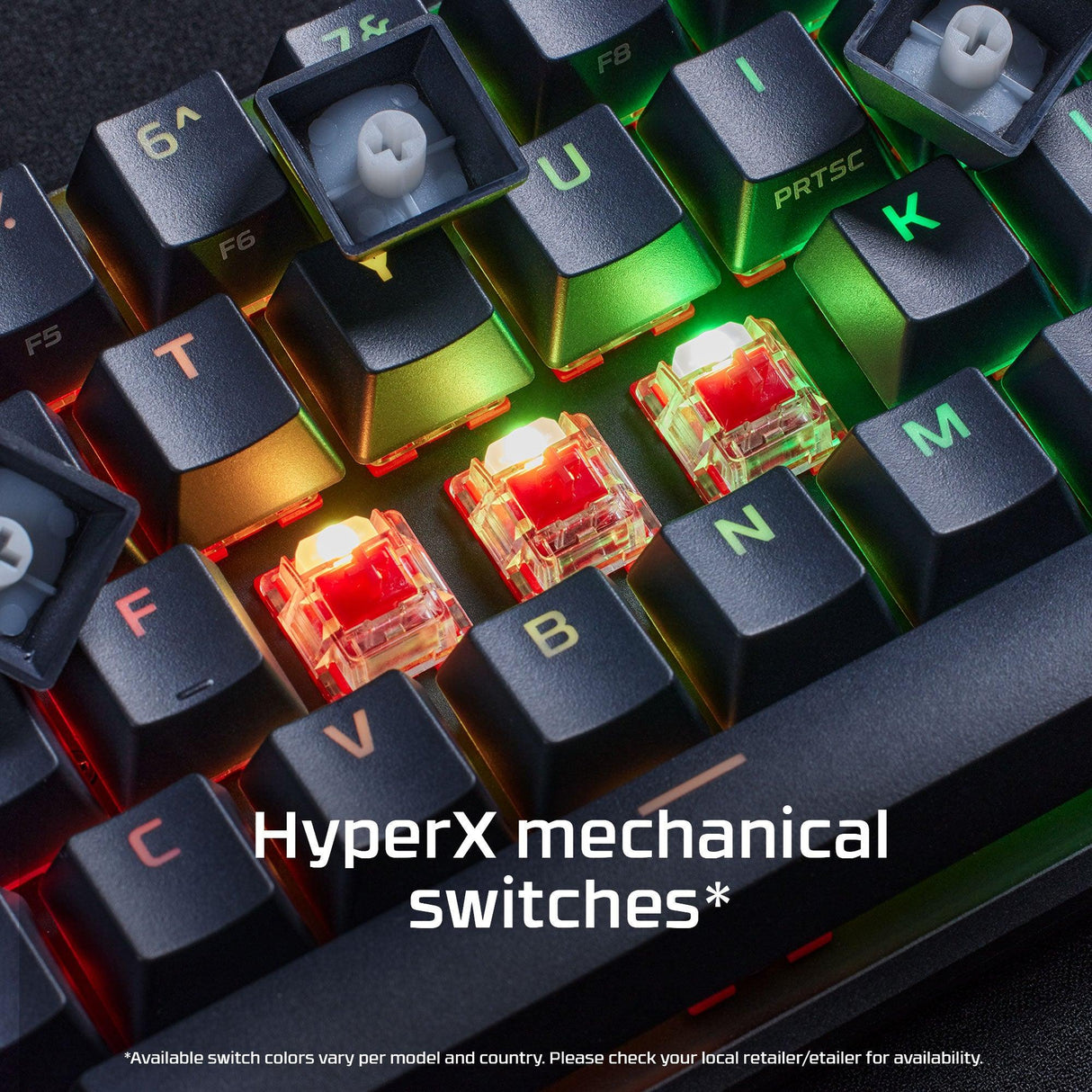 HP HyperX Alloy Origins 65 - Mechanical Gaming Keyboard - HX Red (US Layout) (4P5D6AA)