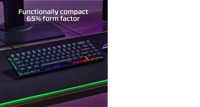 HP HyperX Alloy Origins 65 - Mechanical Gaming Keyboard - HX Red (US Layout) (4P5D6AA)