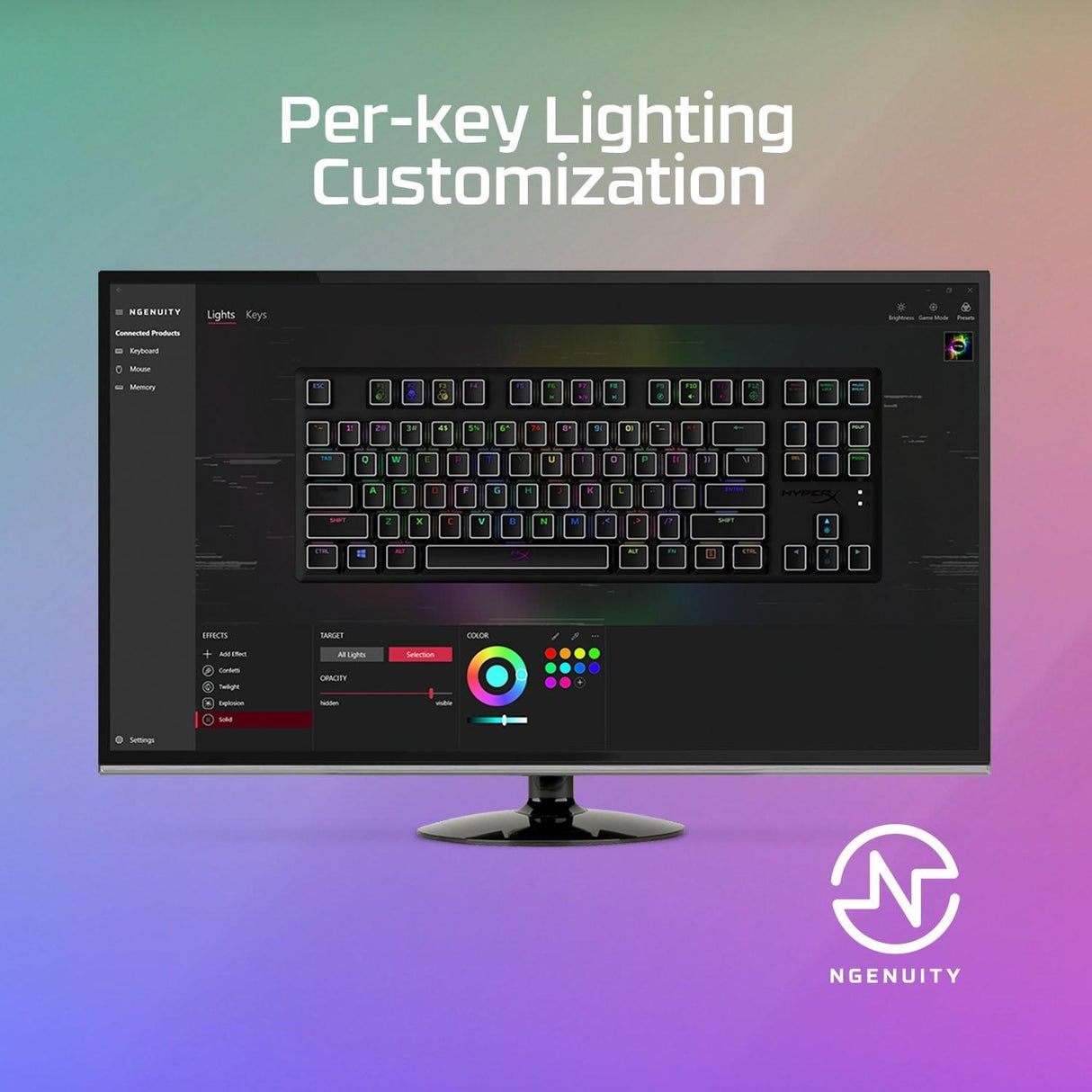 HP HyperX Alloy Origins Core - Mechanical Gaming Keyboard - HX Blue (US Layout) (4P5P2AA)