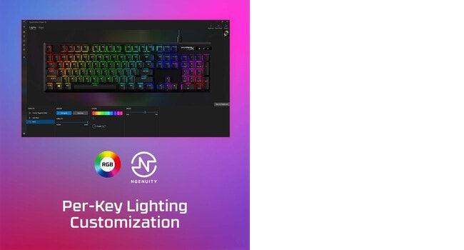 HP HyperX Alloy Origins PBT HX Blue - Mechanical Gaming Keyboard (639N4AA)