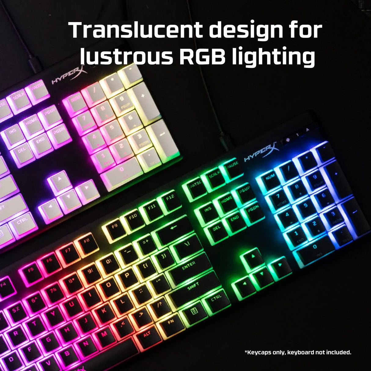 HP HyperX Pudding Keycaps - PBT - Pink (644H7AA)
