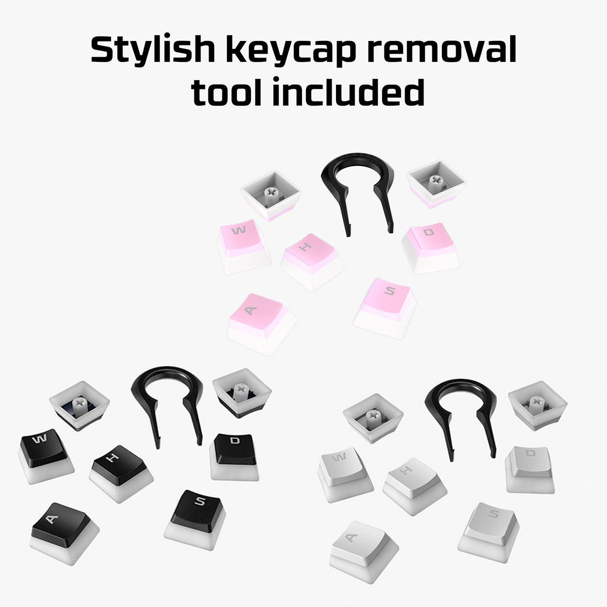 HP HyperX Pudding Keycaps - PBT - Pink (644H7AA)