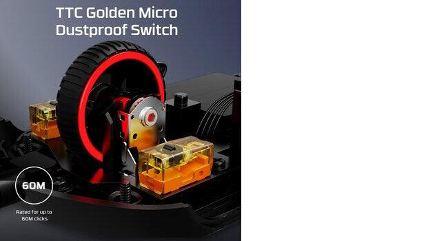 HP HyperX Pulsefire Haste - Gaming Mouse (White-Pink) (4P5E4AA)