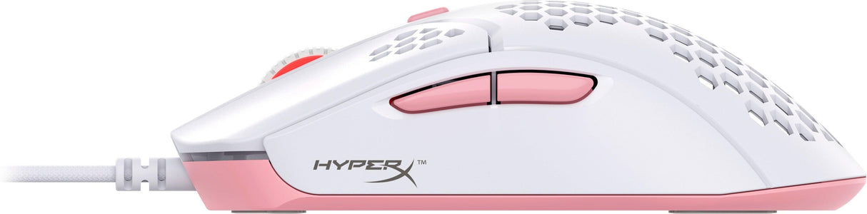 HP HyperX Pulsefire Haste - Gaming Mouse (White-Pink) (4P5E4AA)
