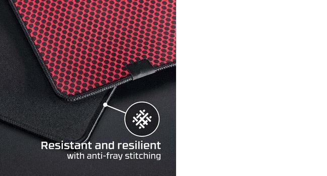 HP HYPERX PULSEFIRE MAT – Large / Cloth / Rubber Base & Stitched Edges – Gaming Mouse Pad