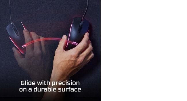 HP HYPERX PULSEFIRE MAT – Large / Cloth / Rubber Base & Stitched Edges – Gaming Mouse Pad