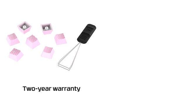 HP HyperX Rubber Keycaps - Gaming Accessory Kit - Pink (US Layout) (519U0AA)