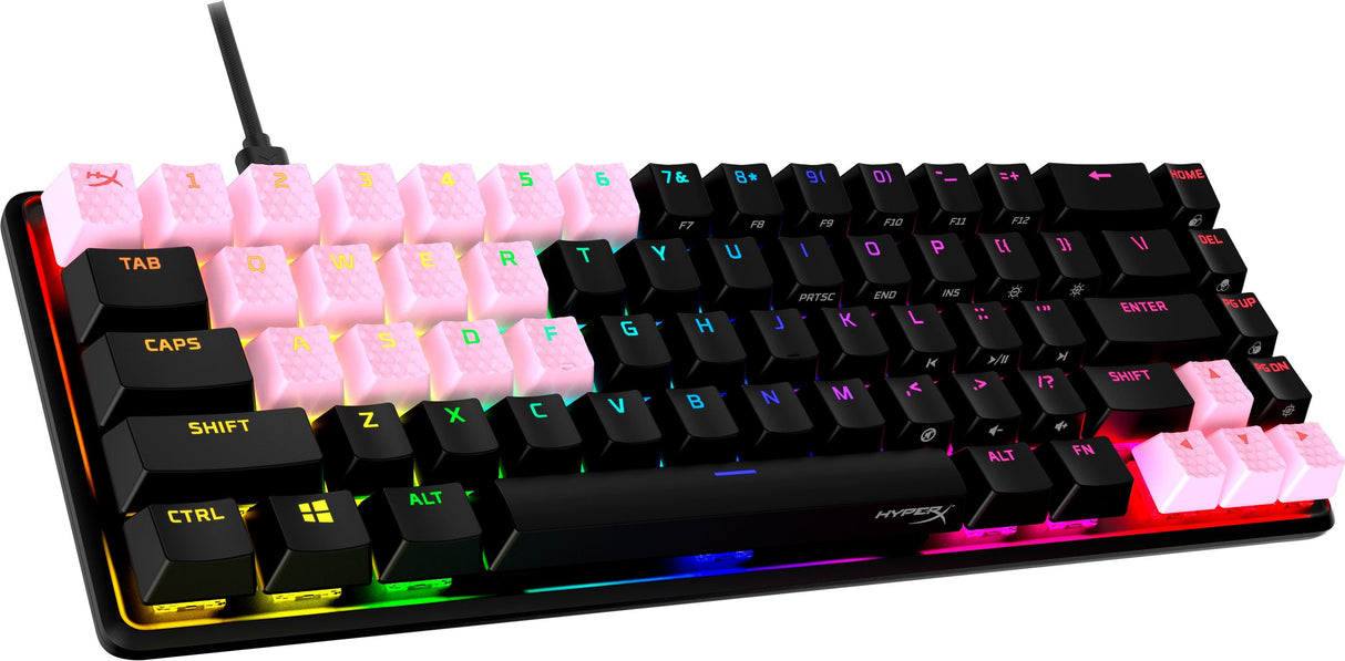 HP HyperX Rubber Keycaps - Gaming Accessory Kit - Pink (US Layout) (519U0AA)
