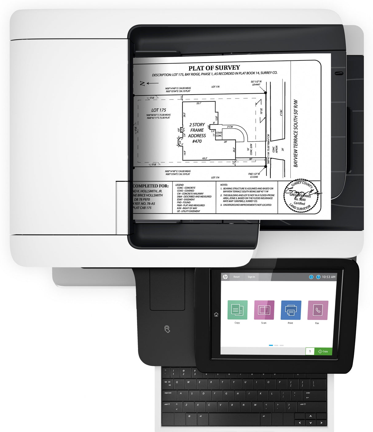 HP LaserJet Enterprise Flow MFP M528z (1PV67A)