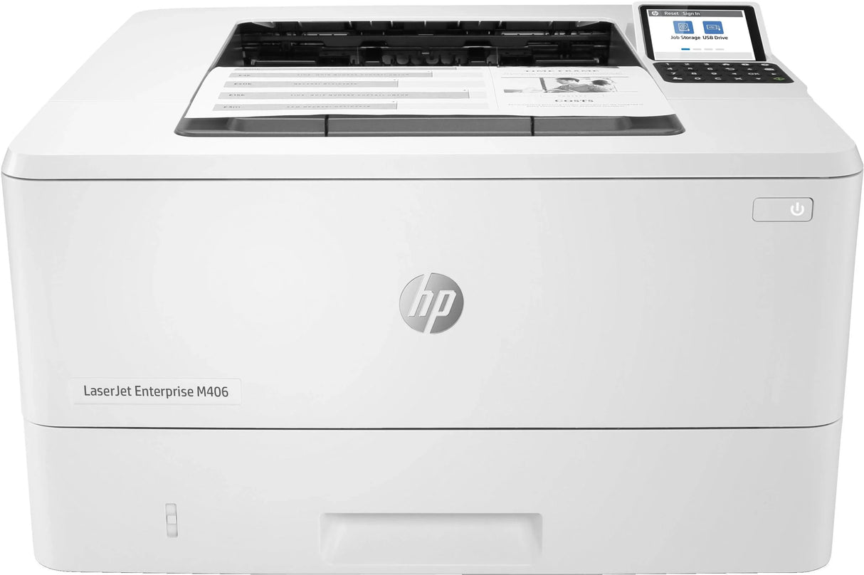 HP LASERJET ENTERPRISE M406DN – MONOCHROME LASER PRINTER – 40 PPM, ENTERPRISE SECURITY